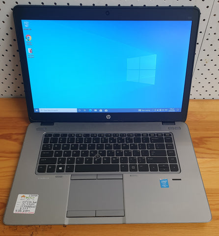HP Elitebook 850 i5-5300U 128GB SSD, RAM:8GB, Preowned Laptop