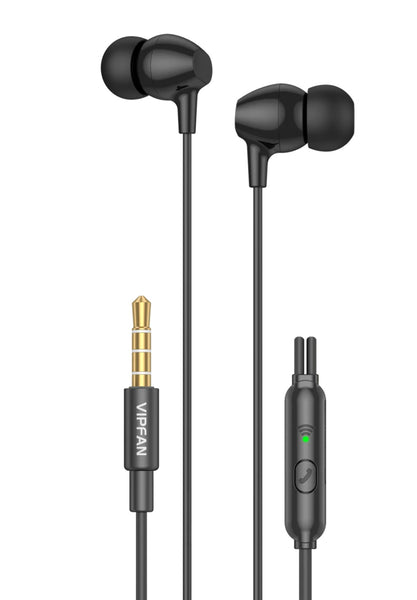 Wired Headphone,
In-Ear 3.5mm Earphone with Mic (M16)