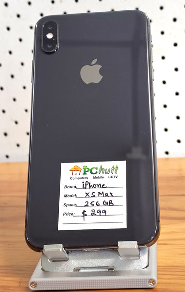 Apple iPhone XS Max Refurbished phone, 256GB, black, $299