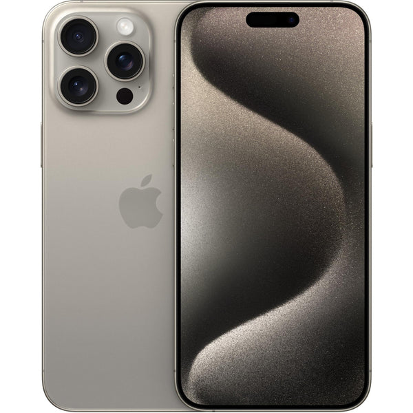 Apple iPhone 15 Pro Max Pre-owned phone, 256GB, Natural Titanium, $1149