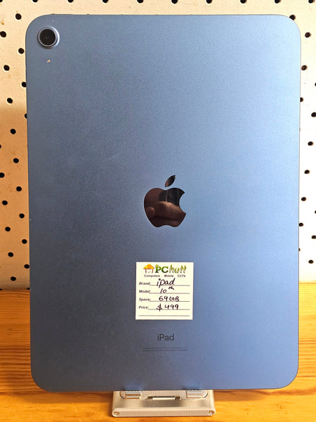 Apple iPad 10th 64GB Blue, Pre-owned iPad