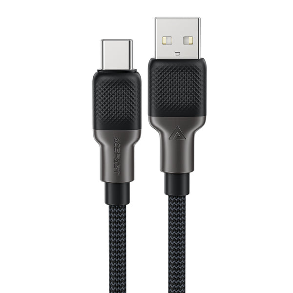 AceFast 3A/60W Fast Charging Cable | USB-C to USB-C (60W) &amp; USB-A to USB-C (3A) Super Durable Zinc Alloy Nylon Braided Cable w/ Silicon Inner Sheath (C10)
