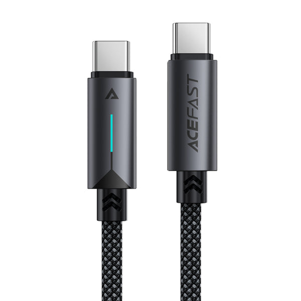 AceFast LED Illuminated Nylon Braided Aluminum Alloy Fast Charging Cable (C19)