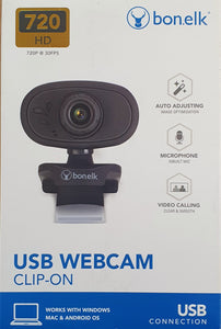 Bonelk 720p HD USB Webcam