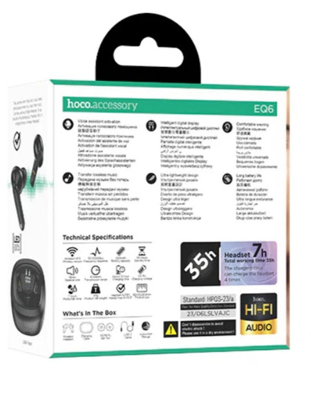 HOCO EQ6 True Wireless Bluetooth Earphone