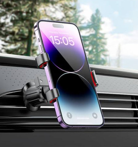 Hoco Sturdy-Hold Air Vent Car Mount Phone Holder with Hook-Locking (H21)