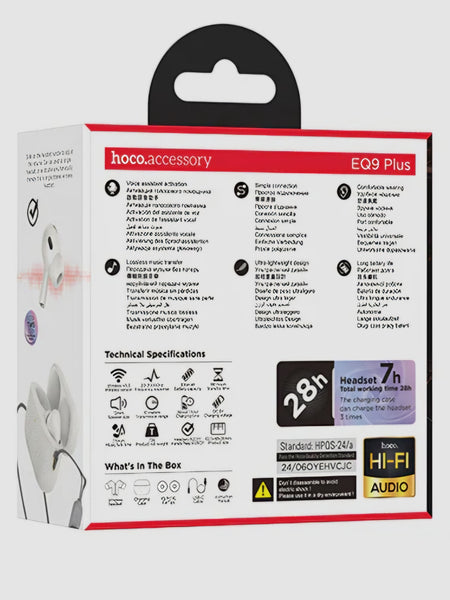Hoco. EQ9 Plus ANC Noise Reduction Headphones, Brand New