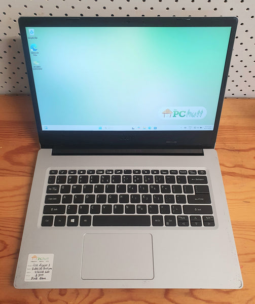 Acer Aspire 3 Intel (R) Pentium 256GB SSD, Pre-owned Laptop