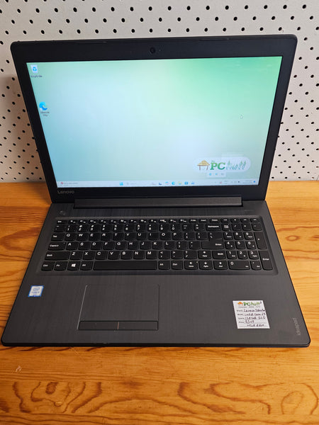 Lenovo IdeaPad 15.6" inch intel(R) Core i3-6100U 128GB SSD/8GB RAM, Pre-owned Laptop