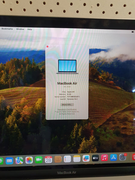 Apple MacBook Pro 2020 256GB/8GB RAM M1, Pre-owned Macbook
