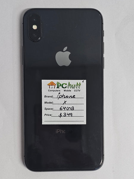 Apple iPhone X 64GB, Pre-owned Phone