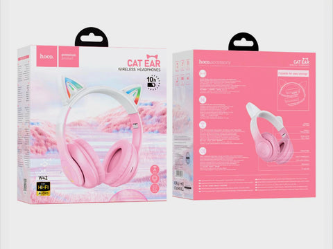 Hoco. W42 Cat Ear Wireless Headphones