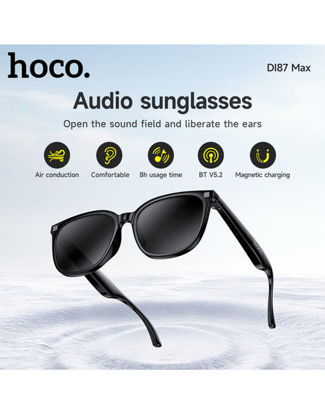 HOCO Air conduction wireless Bluetooth audio glasses Model: DI87 Max