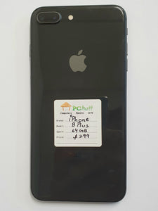 Apple iphone 8 Plus 64GB, No Touch iD, Preowned Mobile Phone