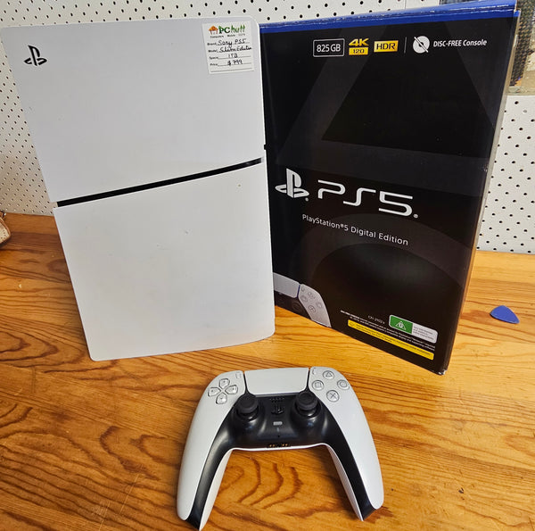 Sony Playstation Slim Edition 1TB, Pre-owned Excellent Condition