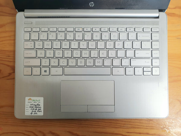 HP 14" inch Laptop Intel Celeron 128GB, Pre-owned Laptop