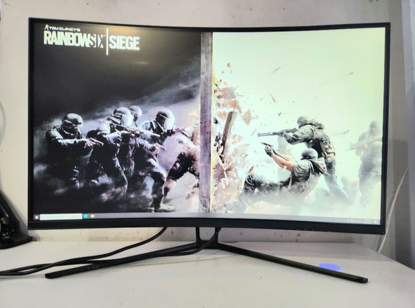 Titan Army C32QW 31.5" QHD 2560 x 1440 16:9 144Hz Curved Gaming Monitor, Pre-owned