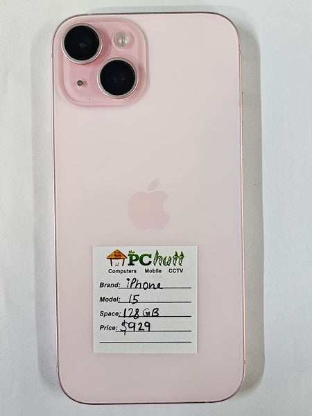 Apple iPhone 15 128GB with 94% Battery Life, Pre-owned Phone
