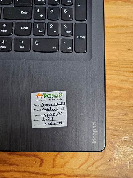 Lenovo IdeaPad 15.6" inch intel(R) Core i3-6100U 128GB SSD/8GB RAM, Pre-owned Laptop