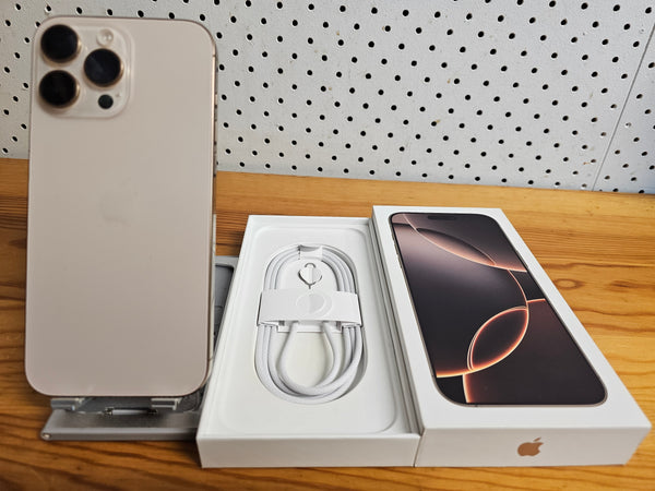 Iphone 16 Pro Max Preowned phone 256gb Desert Titanium