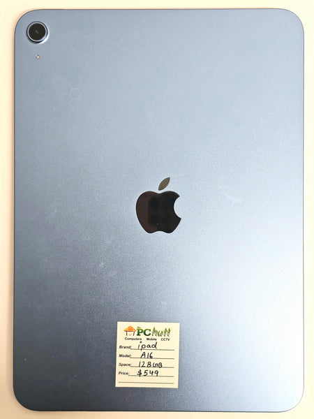 Apple iPad A16 128GB WiFi, Pre-owned
