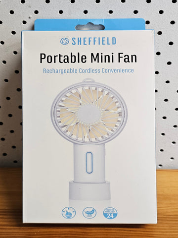 Sheffield Portable Rechargeable Mini Fan
