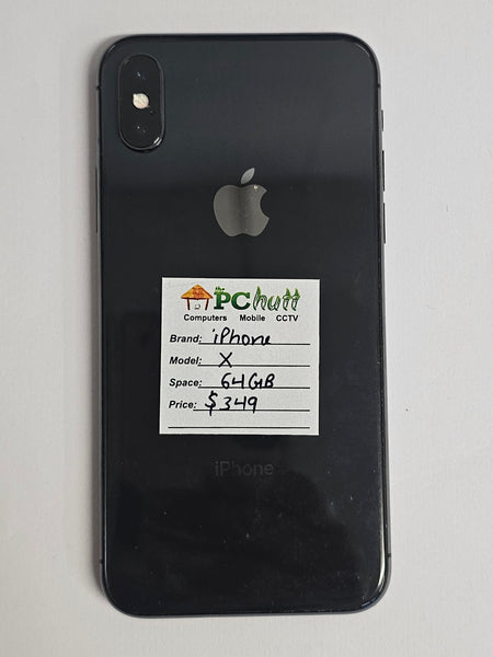 Apple iPhone X 64GB, Pre-owned Phone