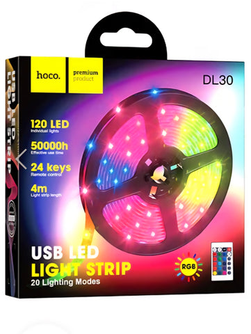 Hoco. DL30 USB LED Light Strip, Brand New