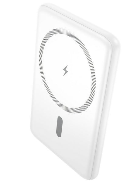 Hoco. “J140A” PD20W Wireless Charging 5000mAh Ultra-Thin Magnetic Power Bank- White, Brand New