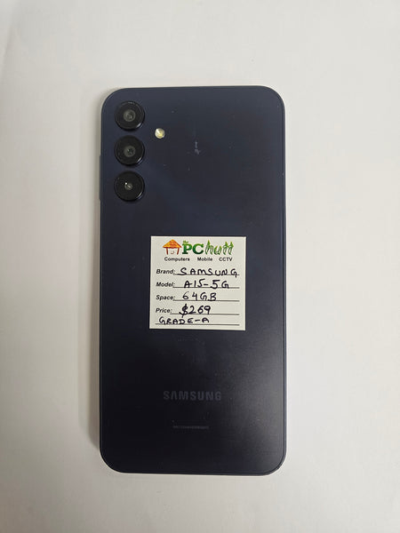 Samsung A15 5G,64 Gb, Pre-owned phone