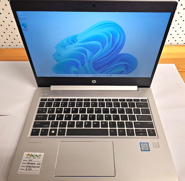 HP Probook G6 Preowned Laptop i5, 8gb Ram, SSD 256gb