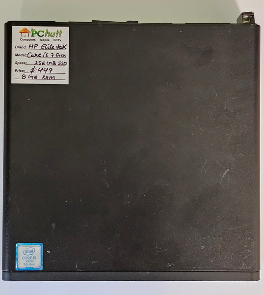 HP Elitedesk 800 Core i5 7 Gen, 256GB SSD, Pre-owned Desktop PC