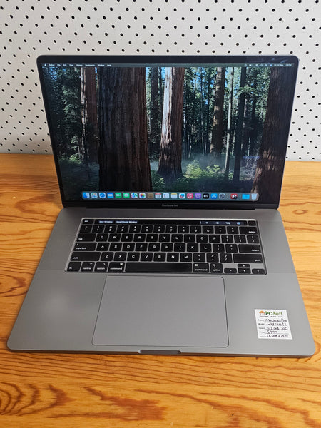 Macbook Pro 16" inch intel Core i7 512GB SSD/16GB RAM, Pre-owned Laptop