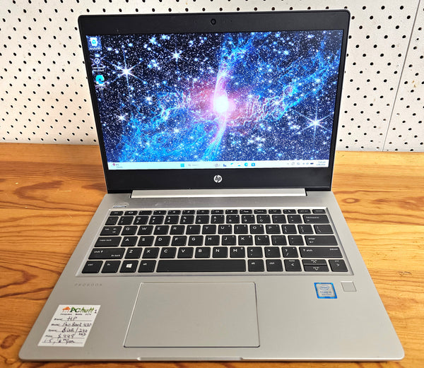 HP Probook 430 Pre-owned laptop, i5 8th Gen, 8GB RAM, 240 SSD