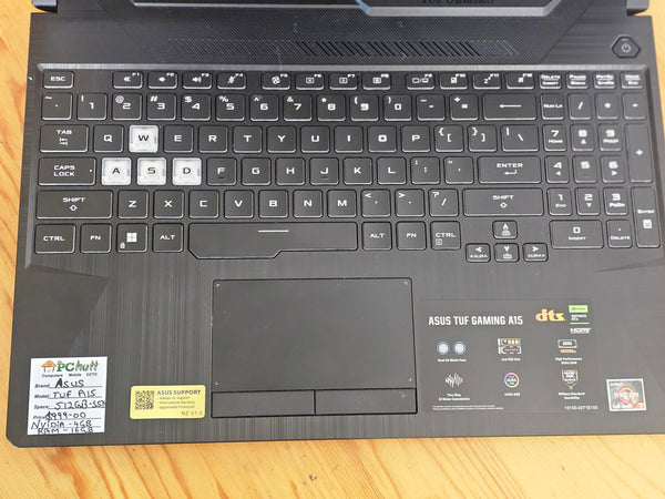 Asus Tuf A15 Gameing Laptop Pre-owned,512GB SSD, Nvidai 4GB,RAM 16 GB