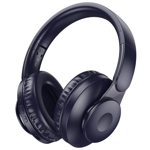 Premium Bluetooth Headset w/ 46 Hours(W45) Black
