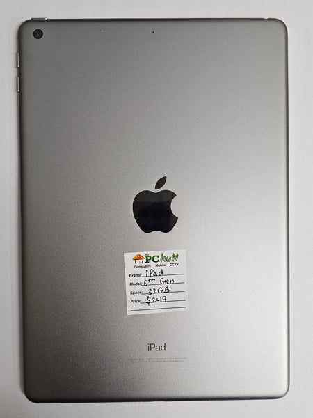 Apple iPad 6th Gen 32GB, Pre-owned iPad