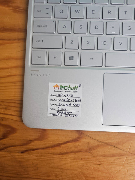 HP Spectre x360 Intel(R) Core(TM) i5-7200U 256GB SSD/8GB RAM, Pre-owned Laptop