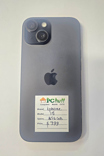 Apple iPhone 15 Pre-owned phone, 256 GB