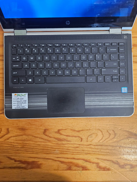 HP Pavillion x360 Convertible 14" inch Intel(R) Core(TM) i5-7200U 256GB SSD/8GB RAM, Pre-owned Laptop