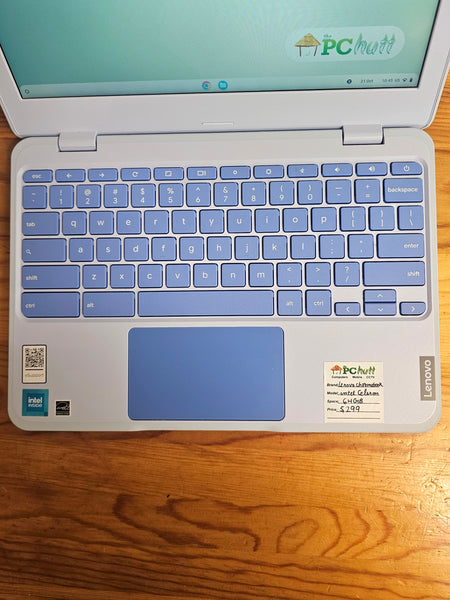 Lenovo Chromebook 11.6" inch HD intel Celeron 64GB, Pre-owned Laptop