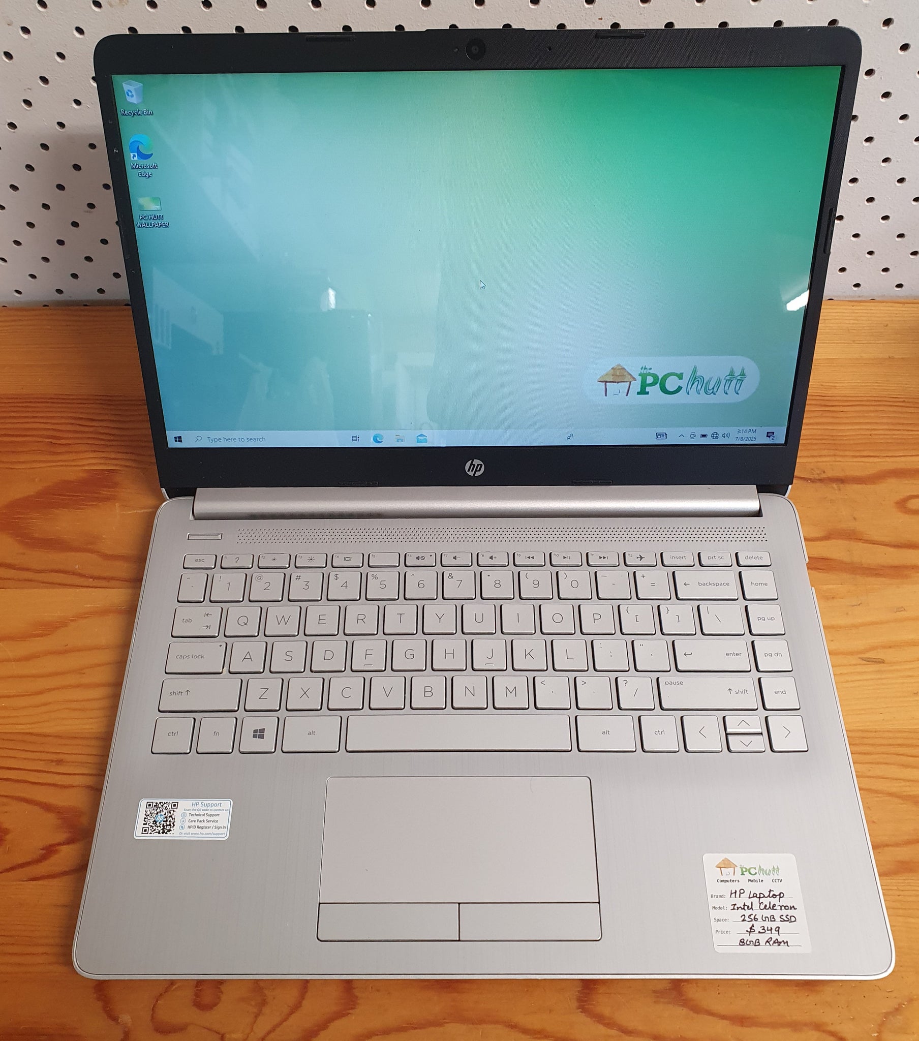 HP 14" inch Laptop Intel Celeron 256GB, Pre-owned Laptop