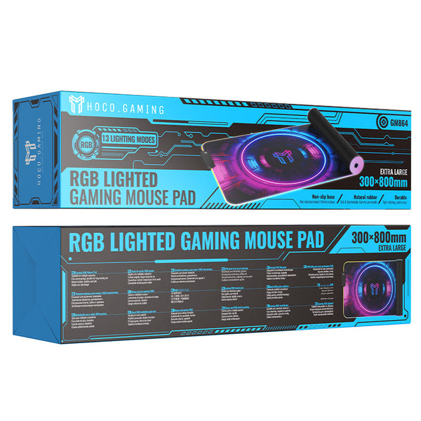 Premium Extra Large Gaming Mouse Pad with RGB Light (GM864)
