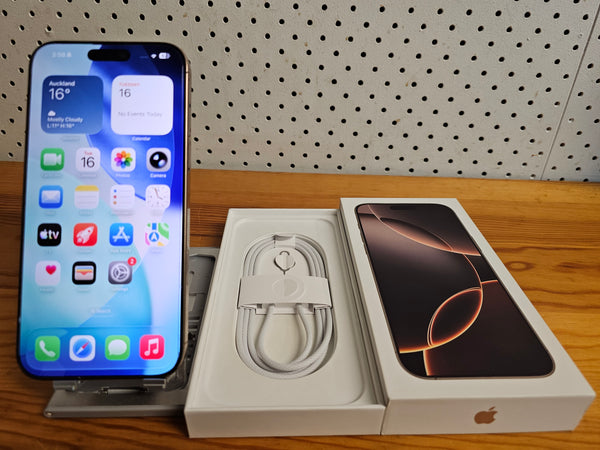 Iphone 16 Pro Max Preowned phone 256gb Desert Titanium