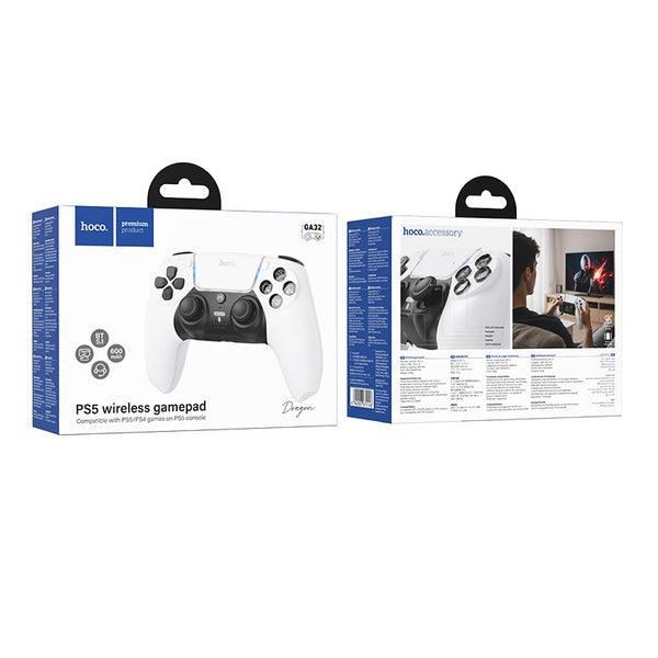 HOCO PS5 wireless gamepad controller White