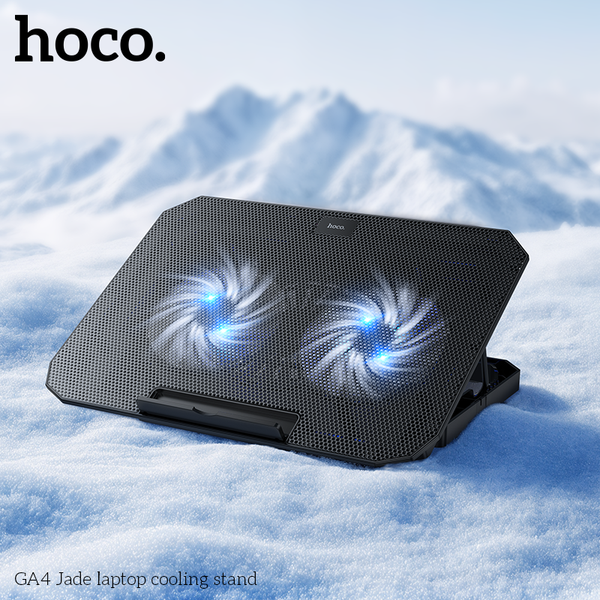 HOCO GA4 Jade Cooling Stand for 12-17 inch Laptop, Brand New