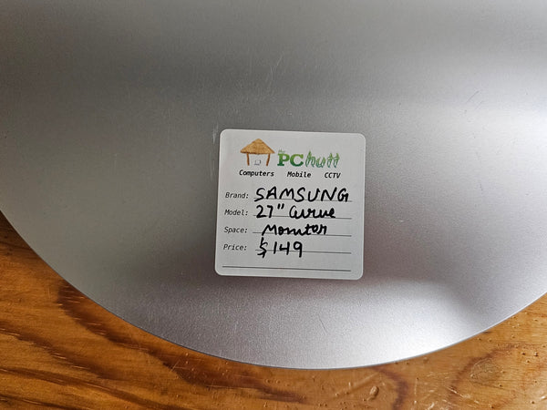 Samsung 27" inch Curve Monitor, Pre-owned Monitor
