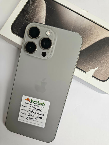 Apple iPhone 15 Pro Max 256GB, Pre-owned Phone