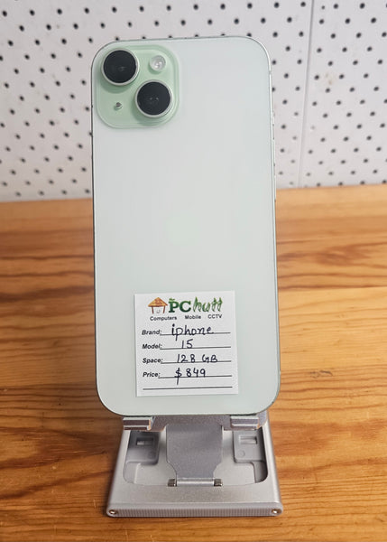 Apple iPhone 15 Pre-owned phone, 128 GB