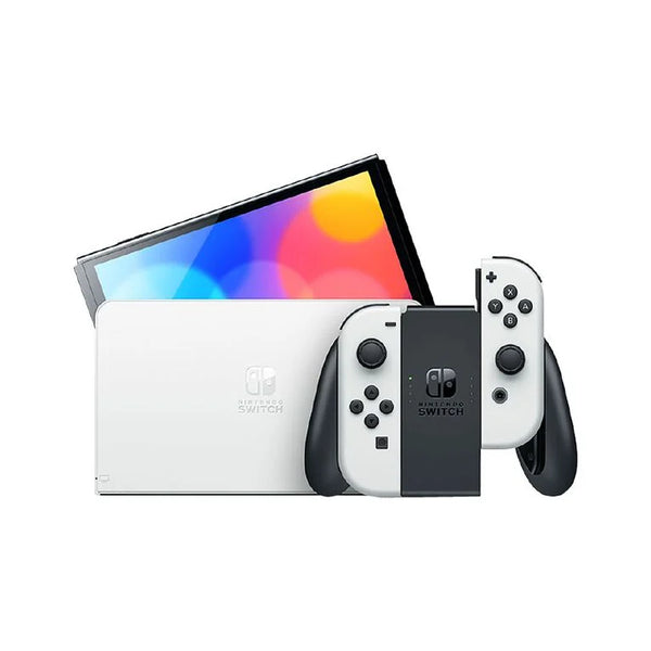 Nintendo Switch OLED Model Console White with Free MarioKart Deluxe Game Special Edition